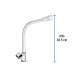 Llave individual para fregadero, cuello cobra, Foset
