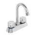 Mezcladora plástica 4" cuello tipo bar para lavabo, standard