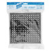 Regadera cuadrada ABS 8" acabado cromo sin brazo, Foset