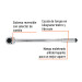 Torquímetro micrométrico, cuadro 3/4", Truper