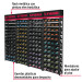 Rack modular para tornillos con 192 gavetas