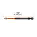Estuche con 5 puntas de cruz PH2 de impacto largo 4"