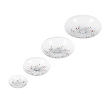 Luminarios decorativos de LED de sobreponer tipo plafón, pantalla de PVC