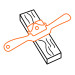 Escochebre recto 9", Truper