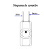 Interruptor de palanca con cable, Volteck