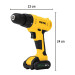 Kit taladro inalámbrico 3/8", 12 V, y accesorios con estuche