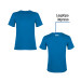 Playera cuello redondo para hombre, azul, EG, Foset