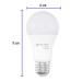 Lámpara de LED tipo bulbo A19 10 W, luz cálida, caja, Basic
