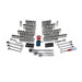 Juego 217 herramientas 1/4", 3/8" y 1/2" std y mm p/mecánico