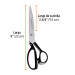Tijera 9" para sastre, Truper