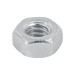 Blíster con 25 tuercas 1/4" hex de acero galvanizado, Fiero