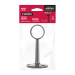 Soporte negro para tubo redondo de closet, Hermex