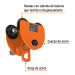 Trole de carga 1/2 ton para vigas IPS e IPR, ajustable