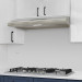Campana extractora 80cm, empotrable, acero inoxidable, Foset