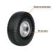 Rueda imponchable 10" para eje lateral, Truper
