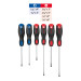 Juego de 6 desarmadores mango Comfort Grip, Pretul