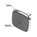 Regadera cuadrada de ABS 3-3/4" sin brazo, Foset