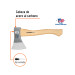 Hacha europea, 800 g, mango hickory 15", Truper