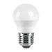 Lámpara LED tipo bulbo G45 3 W luz cálida, caja, Volteck