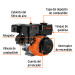 Motor a gasolina 6.5 HP, Truper