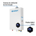 Calentador instantáneo modulante, 24L, 4 serv, gas LP, Foset