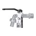 Llave de esfera, 1/2" de zinc, Pretul