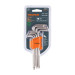 Juego de 7 llaves torx largas con organizador, Truper