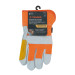 Guantes de carnaza y loneta, con refuerzo, unitalla, Truper