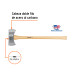 Hacha doble Michigan 3-1/2 lbs, mango de hickory 35", Truper