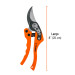 Tijera para poda 8" de nylon con cuchillas acero SK5, Truper
