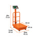 Báscula electrónica de plataforma, plegable, 200 kg, Truper