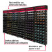 Rack modular para tornillos con 288 gavetas