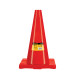 Cono de precaución de 45 cm de PVC, Pretul