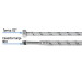Manguera para monomando, acero inox, 1/2"x M10, 55 cm
