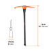 Talacho-pico 4 lb, mango fibra de vidrio 36", Truper