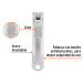 Corta uñas 3" acero inoxidable, Truper