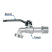 Llave de esfera de zinc 1/2", 110 g, s/adaptador, Basic