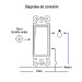 Placa armada con interruptor sencillo Classic