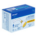 Regadera cónica 2-1/2" cromo-oro brazo y chapetón acero