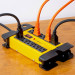 Multicontacto 14 AWG industrial supresor picos 10 entradas
