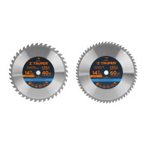 Disco sierras diámetro 14", centro de 1", para madera