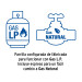 Parrilla de gas empotrable 5 quemadores, acero inox, Foset