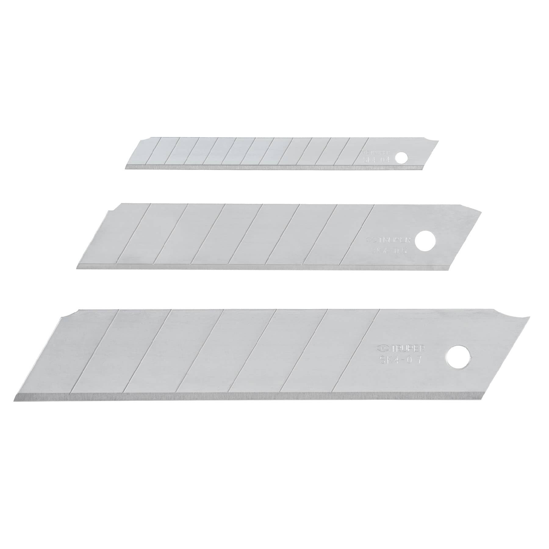 Estuches con 10 cuchillas SK4, para cutter