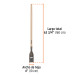 Raspador forjado de 4", mango largo de 54", Truper