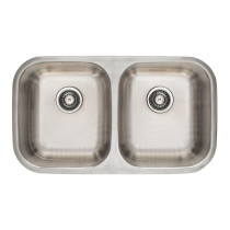 Tarja de submontar 82x47x23cm doble tina, Foset Riviera