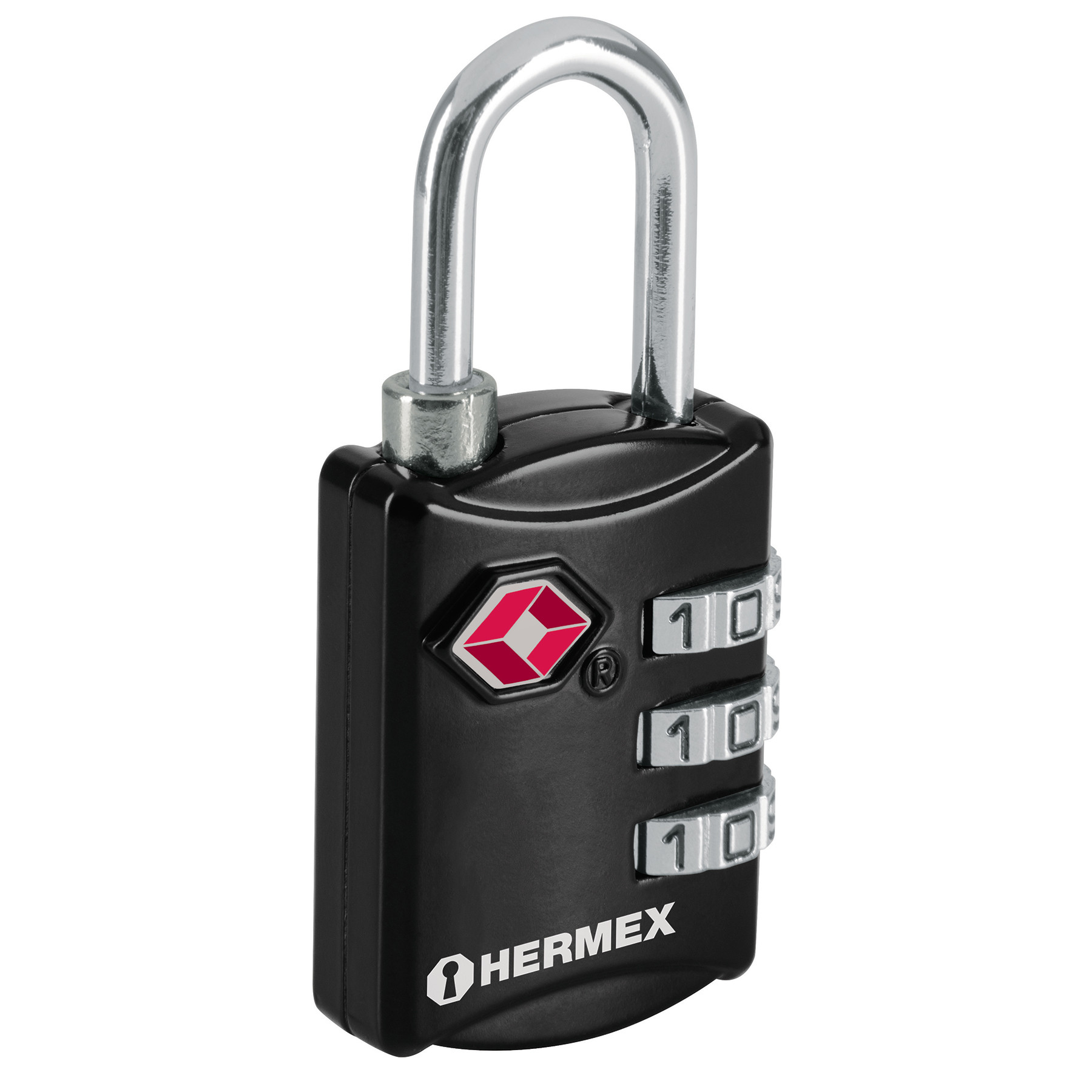 Candado maletero de combinación 27 mm seguridad TSA, blíster