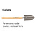Cuchara para jardín, mango de 15", Truper