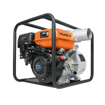 Motobomba autocebante 4" x 4" a gasolina 9 HP, TRUPER