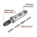 Desarmador de impacto con 4 puntas de acero S2 3/8", Expert