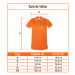 Playeras polo performance naranja, para caballero